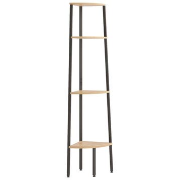 Boekenrek hoekmodel - 4 schappen | Tweedekansje | OP=OP, Ophalen of Verzenden, Zo goed als nieuw