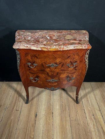 Ladekast - Hout - Oud Comoncino Napoleon III, Antiek en Kunst
