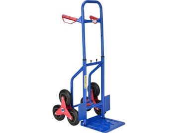 Juskys Trappensteekwagen - Opvouwbaar - Max. 100kg - Blauw, Verzenden, Nieuw