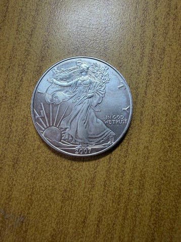 Verenigde Staten. 1 Dollar 2007 Liberty (Zonder