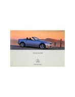 2000 MERCEDES BENZ SLK BROCHURE DUITS, Nieuw, Author