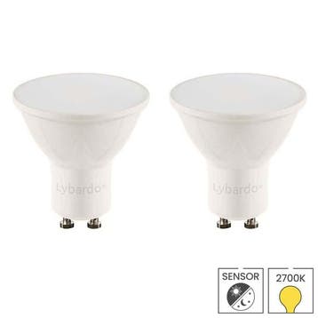 Set van 2 Lybardo LED spots GU10 | 3.6 watt | 2700K warm wit, Verzenden, Nieuw, Overige typen