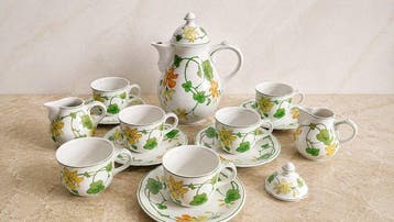 Villeroy & Boch - Koffieservies voor 6 (16) - Géranium -