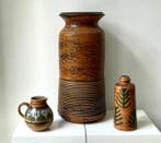 Strehla, Kupfermühle kmk - Vaas - Keramiek - Drie vintage, Antiek en Kunst
