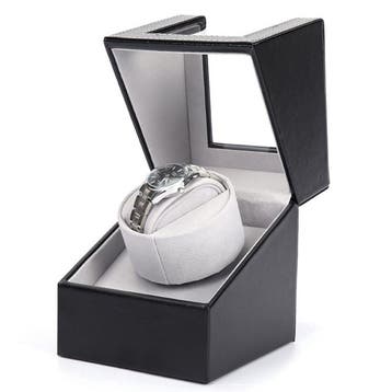 Watchwinder - Horloge doos - Horloge winder - Zwart - Olvy, Verzenden, Zo goed als nieuw