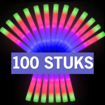 Foamsticks | Lichtstaven 100 Stuks, Nieuw, Geboorte of Huwelijk