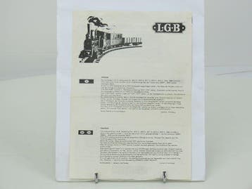 LGB Info blad #69 LGB Achtung  ( D-GB-USA-F-I ) Lehmann, Ophalen of Verzenden, Gebruikt, Overige typen