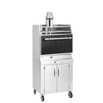 GGM Gastro | Houtskooloven - 704mm - met grillrooster en |, Verzenden, Nieuw in verpakking, Fornuis, Frituur en Grillen
