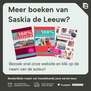 100% Stockholm / 100% stedengidsen - Saskia de Leeuw, Boeken, Verzenden, Gelezen, Saskia de Leeuw