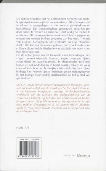 Spiritualiteit als inzicht 9789021137308 F. Maas, Verzenden, Zo goed als nieuw, F. Maas