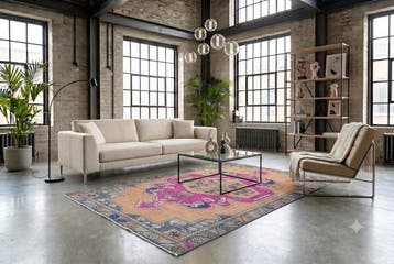 Vintage Usak - Vloerkleed - 240 cm - 125 cm - met, Nieuw