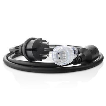 Ledrope powercord 1.5m 8a, gebruikt, Diversen, Ophalen of Verzenden, Gebruikt