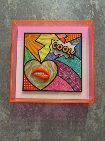 KIRAS - COOL! FUCSIA 25x25cm