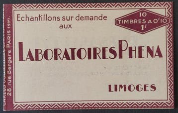 Frankrijk 1924/1926 - Phéna, 10 c. groen, volledig luxe, Gestempeld