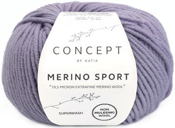Katia Concept Merino Sport - 70 lavendel - Wol Garen, Hobby en Vrije tijd, Breien en Haken, Ophalen of Verzenden, Nieuw