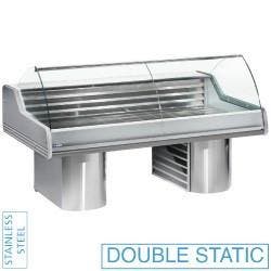 Vitrine Toonbank Vis | Werkblad Graniet 150x120x118 cm, Zakelijke goederen, Horeca | Keukenapparatuur, Verzenden