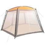 vidaXL Zwembadtent 590x520x250 cm stof grijs, Tuin en Terras, Verzenden, Nieuw