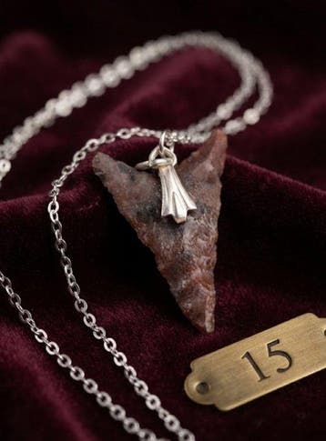 Musteriense Vuursteen Arrowhead (Zonder minimumprijs), Sieraden, Tassen en Uiterlijk, Antieke sieraden