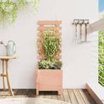 vidaXL Plantenbak met rek 39x39,5x114 cm massief douglashout, Verzenden, Minder dan 60 cm, Nieuw, 60 cm of meer