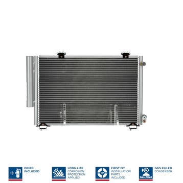 Airco condensor o.a: Toyota, Yaris (P1), Yaris Verso (P2), Ophalen of Verzenden, Nieuw, Toyota