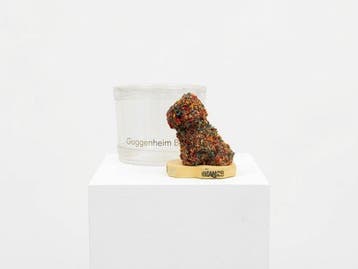 Jeff Koons (1955) - sculptuur, Flower Puppy for Guggenheim