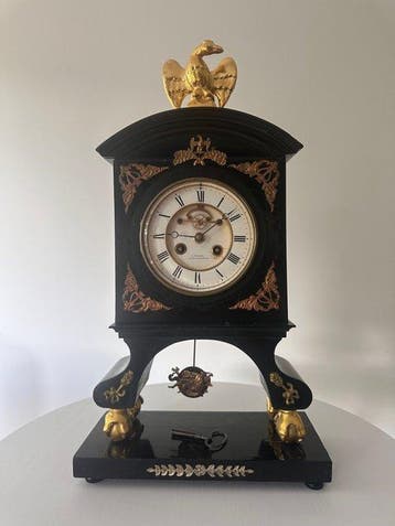 Pendule - Hout, Messing - 1850-1900