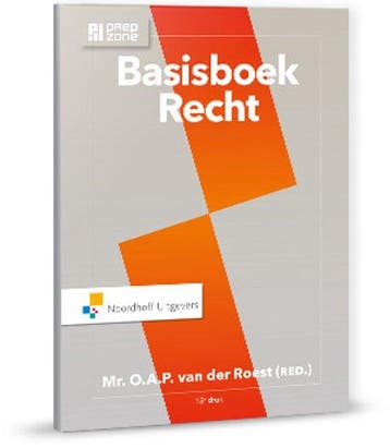 9789001875114 Basisboek Recht | Tweedehands, Boeken, Verzenden, Zo goed als nieuw, Mr.O.A.P Van Der Roest