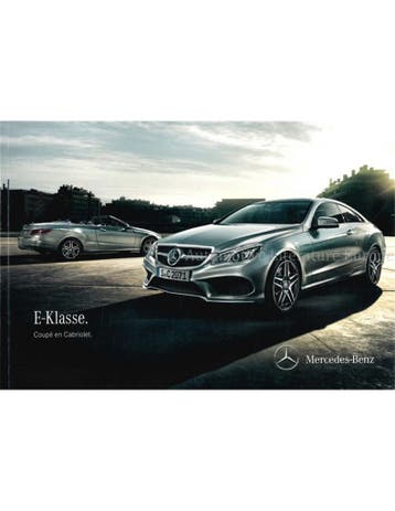 2013 MERCEDES BENZ E-KLASSE COUPÉ | CABRIOLET BROCHURE, Boeken, Nieuw, Author