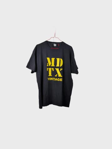 Fruit of the Loom T-Shirt Heren maat XL Zwart Vintage, Ophalen of Verzenden, Nieuw