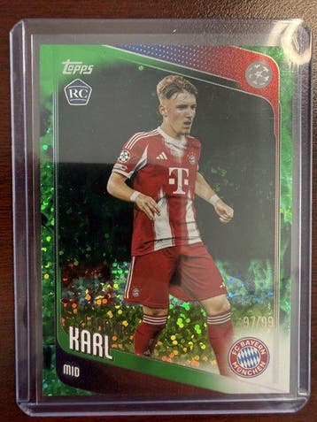2025/26 Topps UEFA Champions League Lennart Karl /99, Nieuw