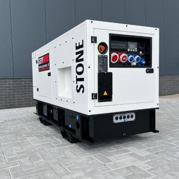 Aggregaat 60 kVA Perkins Genmac Stone RENT, Nieuw, Ophalen of Verzenden, 30 kVA of meer, Elektrisch startend