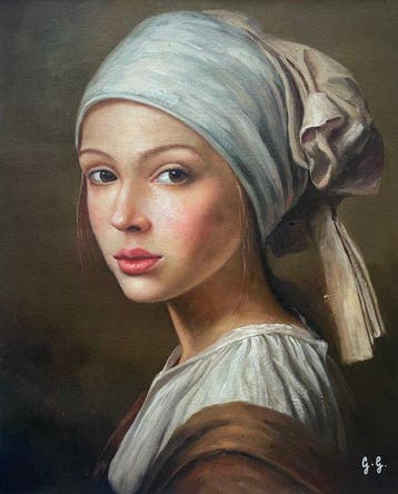Giuseppe Giglio (1957) - La ragazza di lino