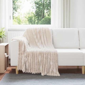 vidaXL Kleden 6 st Beige 150 x 130 cm 2.85 Fleece, Verzenden, Nieuw, Beige
