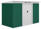 Metalen Tuin/Gereedschapsschuur met Grote Schuifdeur Groen, Tuin en Terras, Verzenden, Nieuw