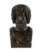 Societé Des Bronzes De Paris - sculptuur, Antique bust of