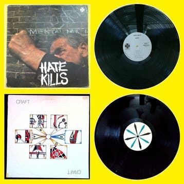 1. Hate - Hate Kills (LP 1970) 2. Craft - Craft (LP 1984) -, Nieuw in verpakking
