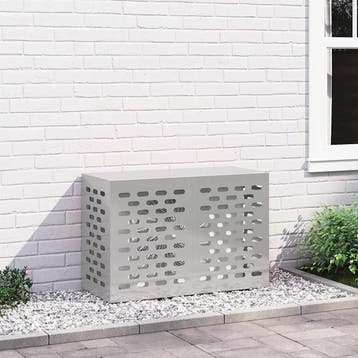 vidaXL Airconditioner hoes zilver 90 x 40 x 60 cm Roestvrij, Verzenden, Nieuw