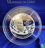 Frankrijk 2006 20 euro 5 oz zilveren proof Jules Verne RE..., Postzegels en Munten, Munten | Europa | Euromunten, Verzenden, Frankrijk