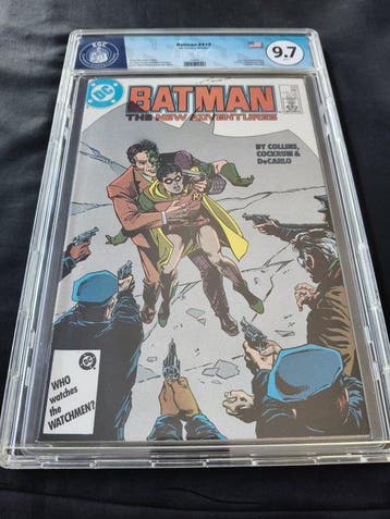 Batman #410 - EGC 9.7 - 1 Graded comic - Eerste druk - 1987, Boeken, Nieuw
