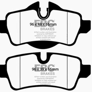 EBC 07-14 Mini Hardtop 1.6 Yellowstuff Rear Brake Pads, Auto-onderdelen, Ophalen of Verzenden, Nieuw