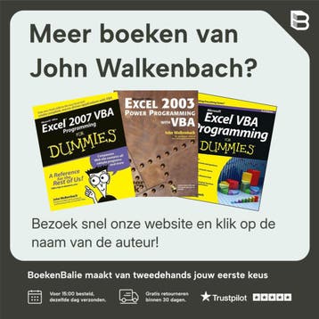 Excel VBA Programming for Dummies - John Walkenbach, Verzenden, Gelezen, John Walkenbach