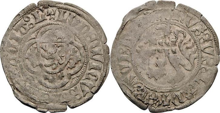 Neuer Schockgroschen ohne Jahr (nach 1444), Hessen Ludwig..., Postzegels en Munten, Munten | Europa | Niet-Euromunten, Verzenden