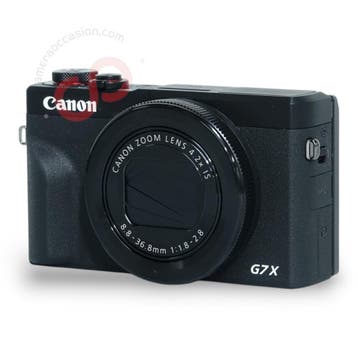 Canon PowerShot G7 X Mark III Zwart **OUTLET** nr. 3516, Ophalen of Verzenden, Nieuw, Canon
