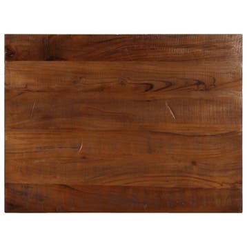 vidaXL Tafelblad rechthoekig 80x70x2,5 cm massief gerecycled, Verzenden, Nieuw