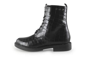 Linea Zeta Veterboots in maat 39 Zwart, Verzenden, Zwart, Overige typen, Zo goed als nieuw
