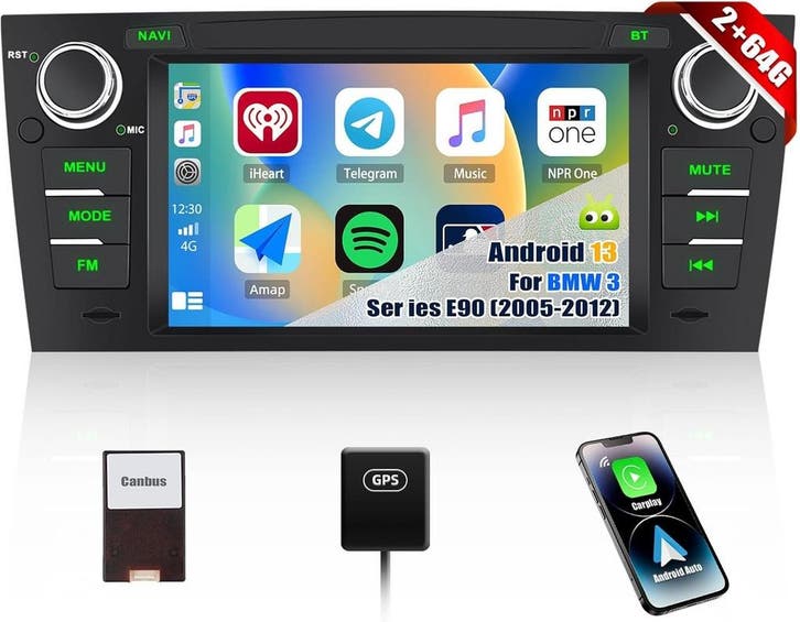 GPS Autoradio BMW | 7 Dubbel Din | 37% Korting, Auto diversen, Autoradio's, Nieuw, Ophalen of Verzenden