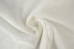 Crushed velvet stof - Wit - Per meter, Hobby en Vrije tijd, Stoffen en Lappen, 120 cm of meer, Wit, Ophalen of Verzenden, Polyester