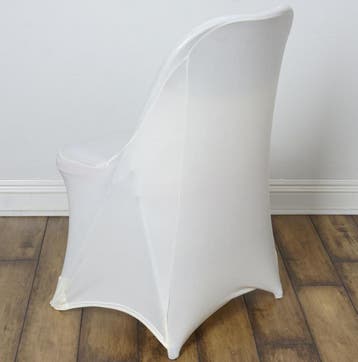 Stretch stoelhoes voor klapstoelen ivoor, Verzenden, Nieuw, Versiering, Geboorte of Huwelijk