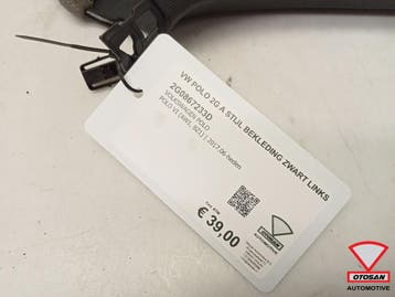 VW Polo 2G A Stijl Bekleding Zwart Hemel Links 2G0867233D, Auto-onderdelen, Interieur en Bekleding, Ophalen, Gebruikt, Volkswagen