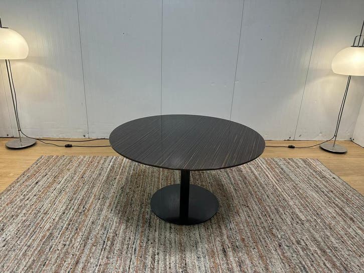 Minotti Bellagio Tafel | NP: €6.500, Huis en Inrichting, Tafels | Eettafels, 100 tot 150 cm, 100 tot 150 cm, Rond, Zo goed als nieuw